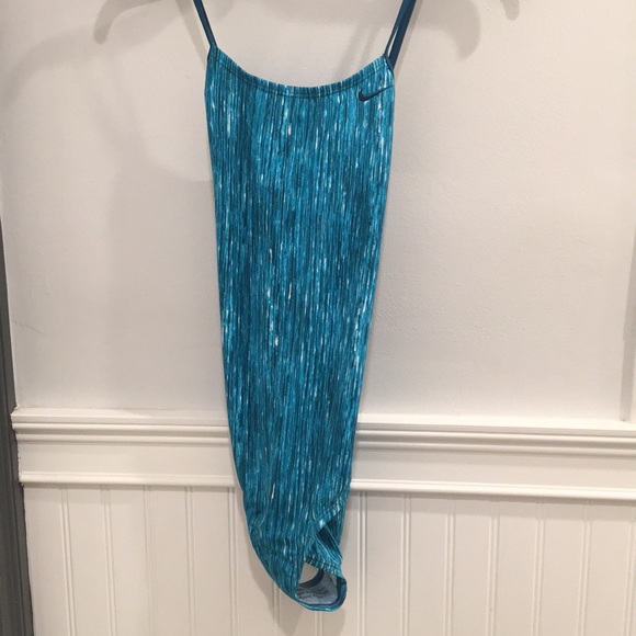 One-Piece Nike Blue Swimsuit - Picture 2 of 5